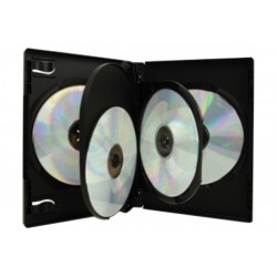 Boitier dvd noir pour 4 dvd...