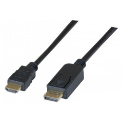DP1.2 vers HDMI1.4 noir - 2m